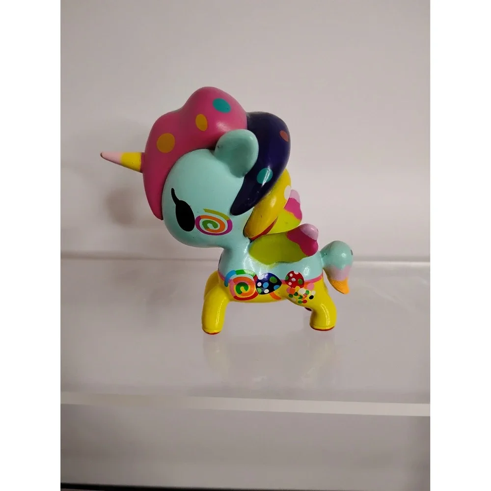 Tokidoki Unicorno Dolce Vinyl Figure Multi Color Candy Theme 2.75 Inch